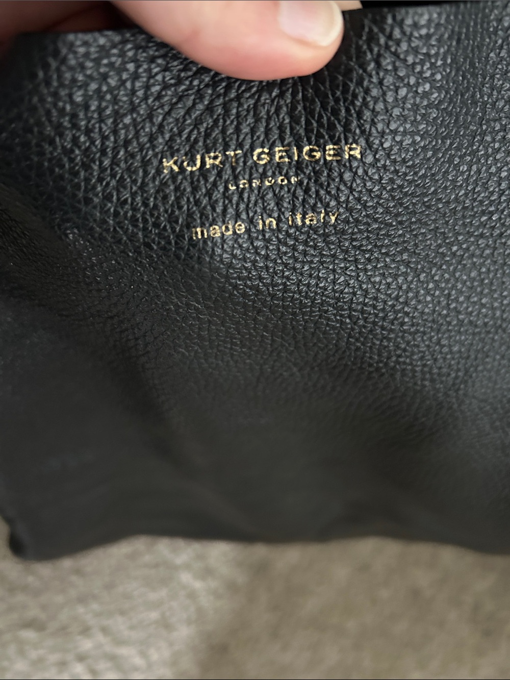 Kurt Geiger Violet Leather Tote - Picture 7 of 14